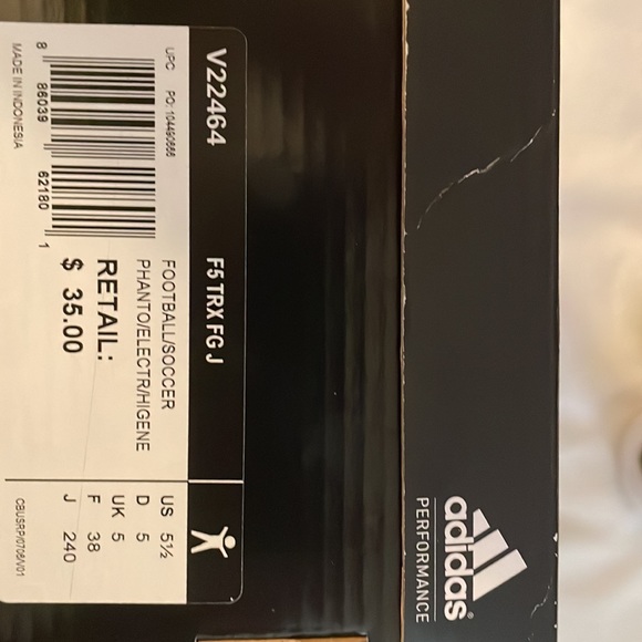 ADIDAS Good Condition Soccer Cleats Size 5 1/2 - Picture 7 of 7